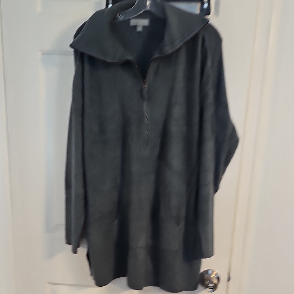 Barefoot Dreams CozyChic Lite Charcoal Sweater